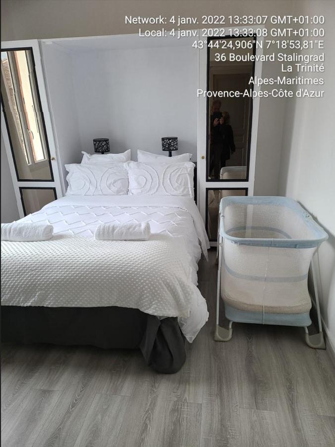 1 Chambre Paisible A La Trinite Proche De Nice Et Monaco Экстерьер фото